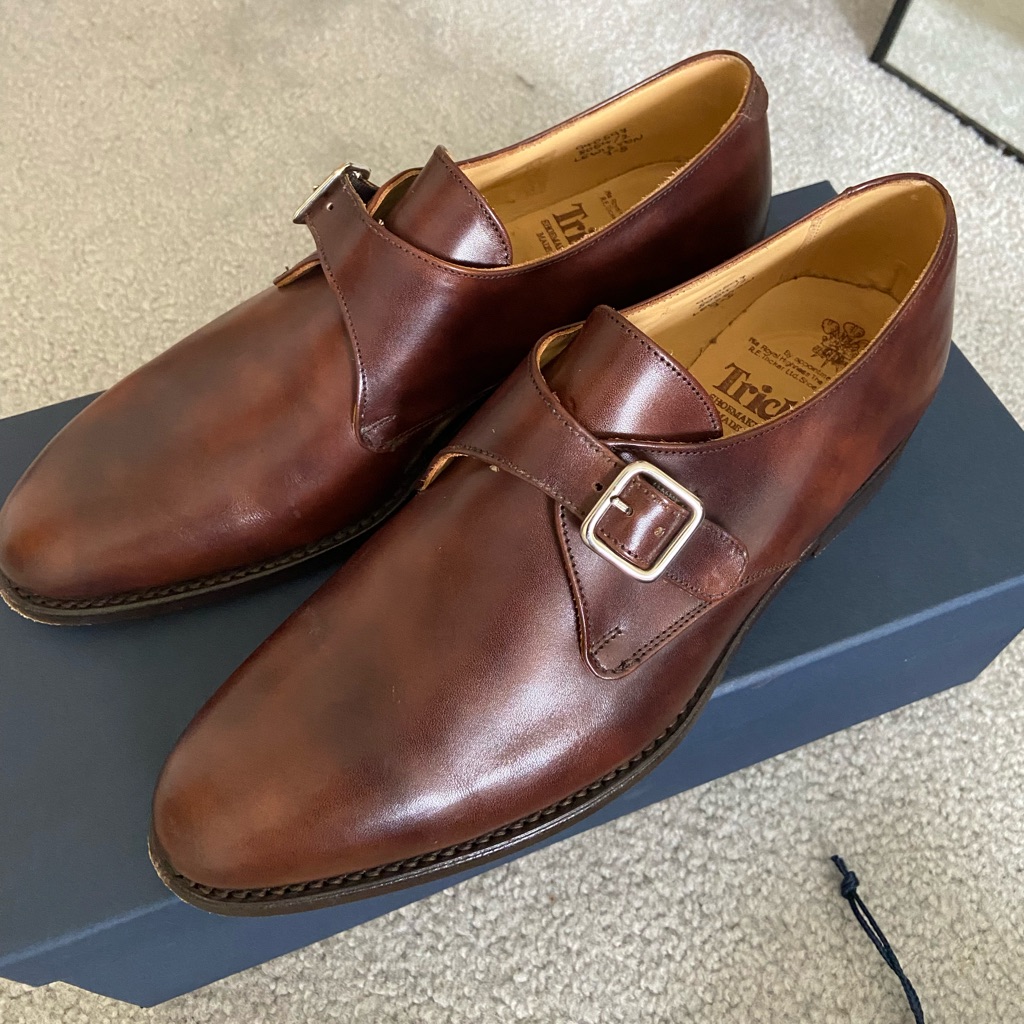 Tricker’s Lewiston Monkstrap Shoes